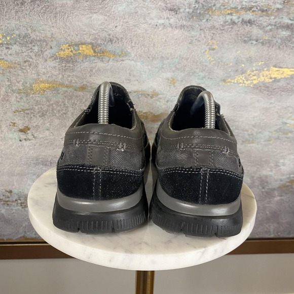 Skechers Relaxed Fit Shoes Mens Size 8.5 Black Memory Foam Slip On SN 64372 - Picture 4 of 11